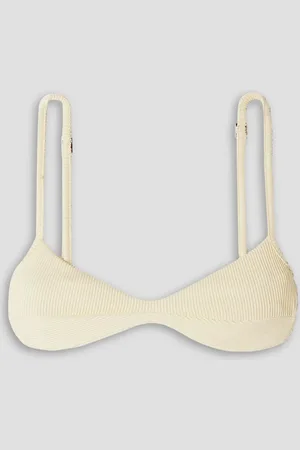 Haight Monica ribbed underwired bikini top - White - XL