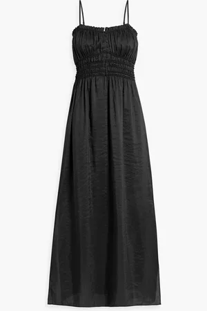 Frame Ramie and silk-blend jacquard maxi slip dress - - XL