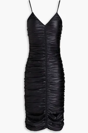 Alexander Wang Ruched satin-jersey dress - - XS