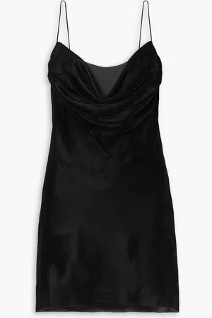 DION LEE Architrave layered velvet and tulle mini dress - - UK 10