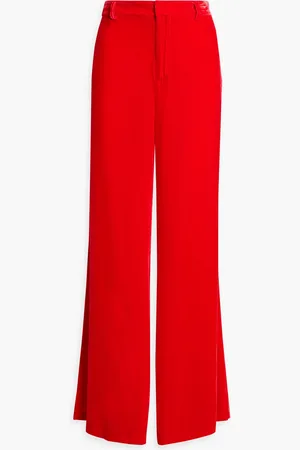 Les Rêveries Velvet wide-leg pants - - US 2
