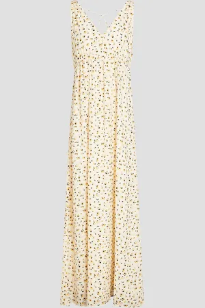 Bash Becky printed cotton-blend maxi dress - White - 0