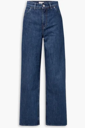 OUR LEGACY Trade mid-rise wide-leg jeans - Blue - DE 42
