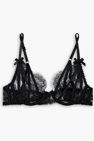 Agent Provocateur Krystabell embellished lace underwired bra - - 32 C
