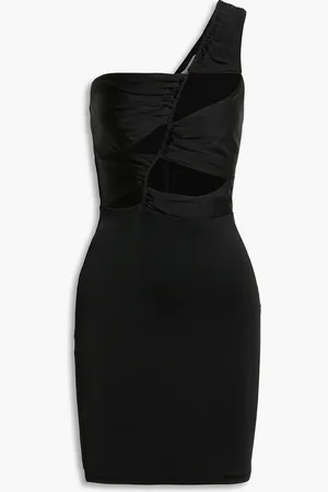 ET OCHS Mila one-shoulder cutout stretch-jersey mini dress - - US 4
