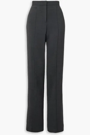 Totême Crepe straight-leg pants - Gray - FR 36
