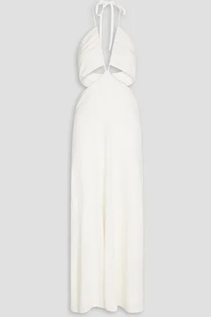 Zeynep Arcay Cutout stretch-jersey halterneck maxi dress - - US 2
