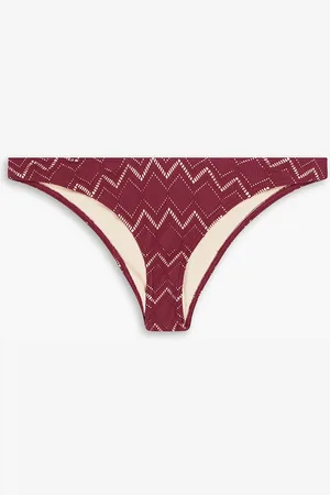 ZIMMERMANN Pointelle-knit low-rise bikini briefs - - 3
