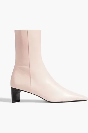 Jil Sander Leather ankle boots - Pink - EU 38.5
