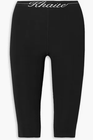Khaite Harden stretch-knit shorts - - S