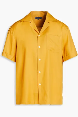 Frescobol Carioca Thomas TENCEL™-twill shirt - Yellow - S