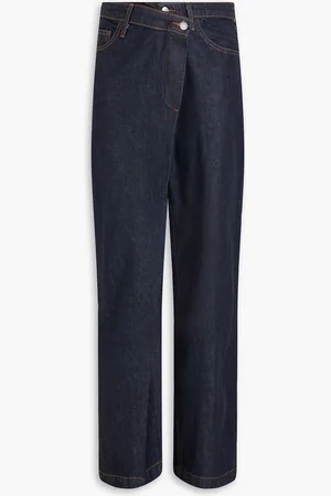 Simkhai Casey coated high-rise straight-leg jeans - Blue - 25