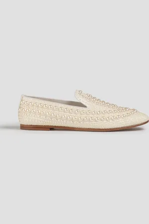 Jimmy Choo Varsha embellished satin loafers - - EU 36.5
