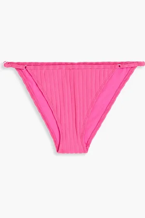 Solid The Lulu ribbed recycled low-rise bikini briefs - - XL