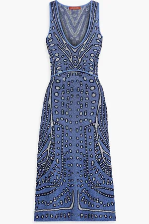 Altuzarra Cutout jacquard-knit midi dress - - XS