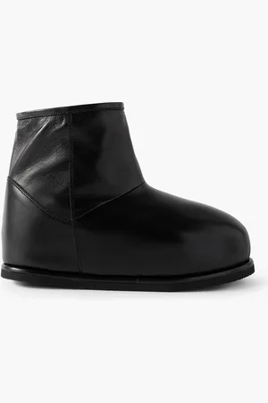 Amina Muaddi Heidi shearling-lined leather ankle boots - - EU 41