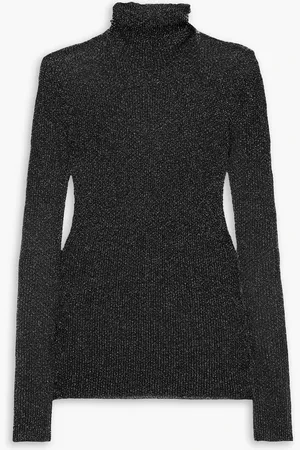 Isabel Marant Izzi metallic knitted turtleneck sweater - - FR 40