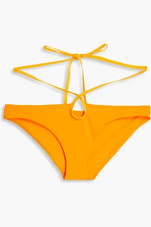 CHRISTOPHER ESBER Looped Tie cutout low-rise bikini briefs - Orange - UK 10