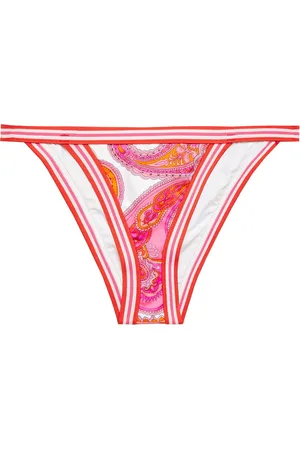 ZIMMERMANN Paisley-print low-rise bikini briefs - White - 3