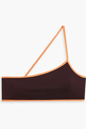 Jacquemus Maio one-shoulder bikini top - Brown - S