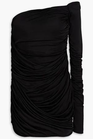 GAUGE81 Valmiera one-shoulder ruched satin-jersey mini dress - - XL