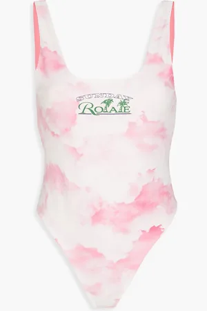 ROTATE Cismione printed swimsuit - Pink - XS