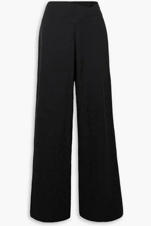 JOHANNA ORTIZ Animal Totem satin-jacquard pants - - US 0