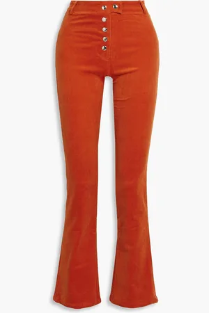 The Line By K Cotton-blend corduroy bootcut pants - - 24