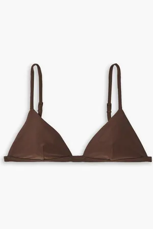 MATTEAU Triangle bikini top - Brown - 4 C