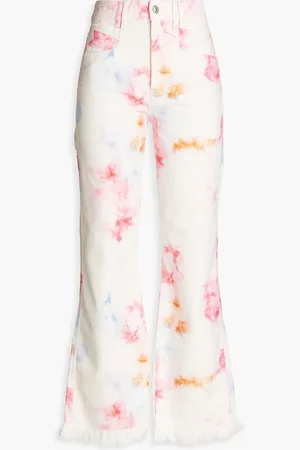 Isabel Marant Elvira tie-dyed high-rise flared jeans - - FR 40