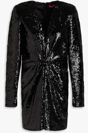 GAUGE81 Midar gathered sequined twill mini dress - - M
