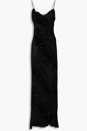 Nicholas Leopard-print devoré-velvet gown - - US 2