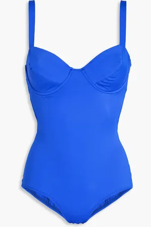Norma Kamali Underwired stretch swimsuit - Blue - XS