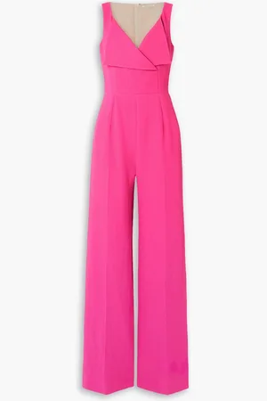 EMILIA WICKSTEAD Antica crepe jumpsuit - Pink - UK 14
