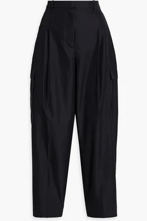 3.1 Phillip Lim Pleated cotton-blend poplin tapered pants - - US 00