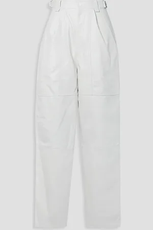 Isabel Marant Ciferim leather tapered pants - - FR 38