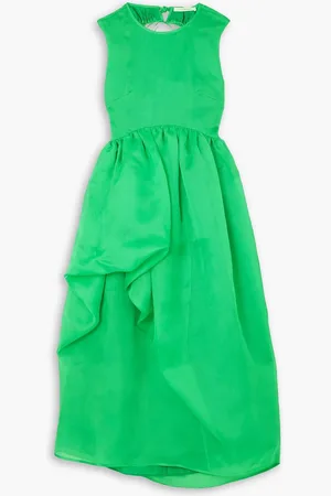 Cecilie Bahnsen Fang open-back silk-organza midi dress - - UK 10