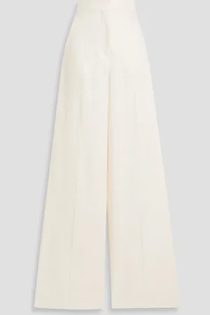 Max Mara Hangar linen-twill wide-leg pants - White - IT 42