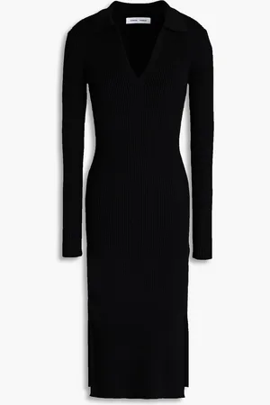 Samsøe Samsøe Luna ribbed-knit midi dress - - L