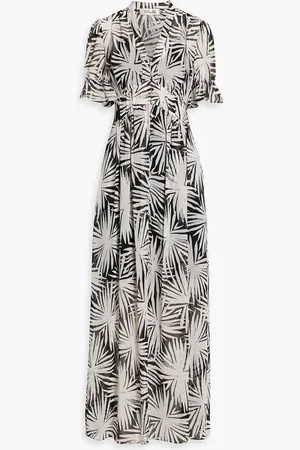 Diane von Furstenberg Erica printed chiffon maxi dress - - US 0