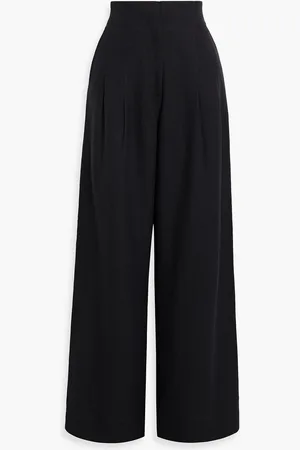 A.L.C. Bennet linen and cotton-blend wide-leg pants - - US 6
