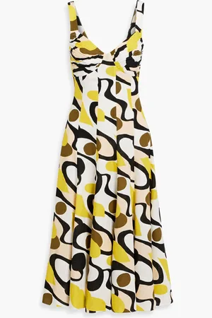 Diane von Furstenberg Beth printed woven midi dress - - US 10