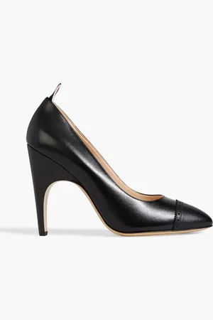 Thom Browne Laser-cut leather pumps - - EU 38