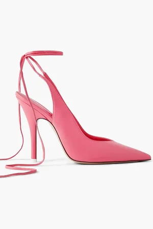 The Attico Venus leather pumps - Pink - EU 40