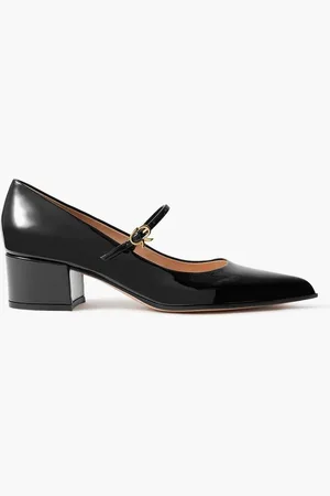 Gianvito Rossi Ribbon patent-leather Mary Jane pumps - - EU 42
