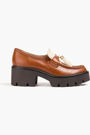 Sam Edelman Meela two-tone leather platform loafers - - US 7