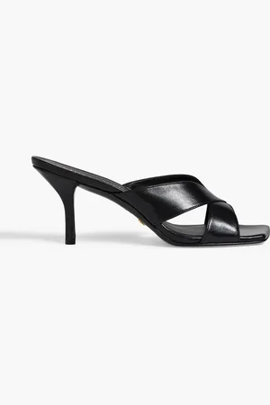 Stuart Weitzman Carmen 75 leather mules - - EU 38