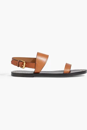 Isabel Marant Jizza leather slingback sandals - Brown - EU 41