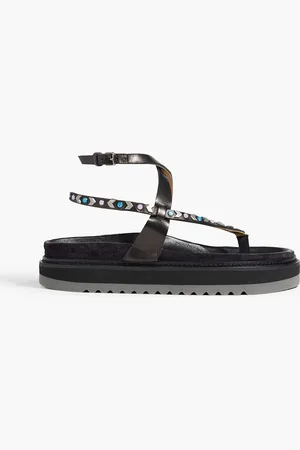 Isabel Marant Elham studded leather sandals - - EU 37