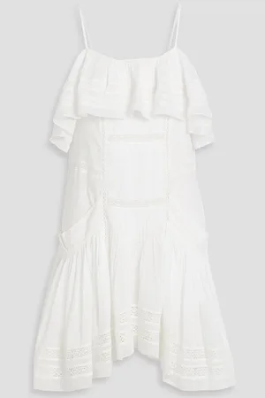 Marant Etoile Moly ruffled cotton-voile mini dress - - FR 34